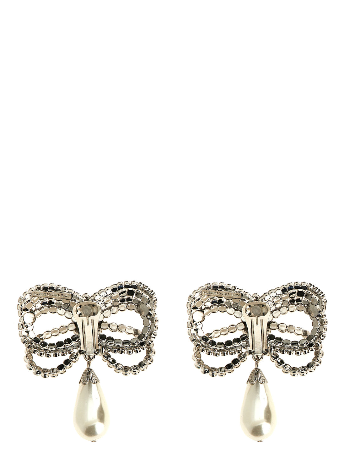 Alessandra Rich Bow Earrings Gioielli - Silver | 38df729ff4a50cfbf15adc21ff100b0e02f522db