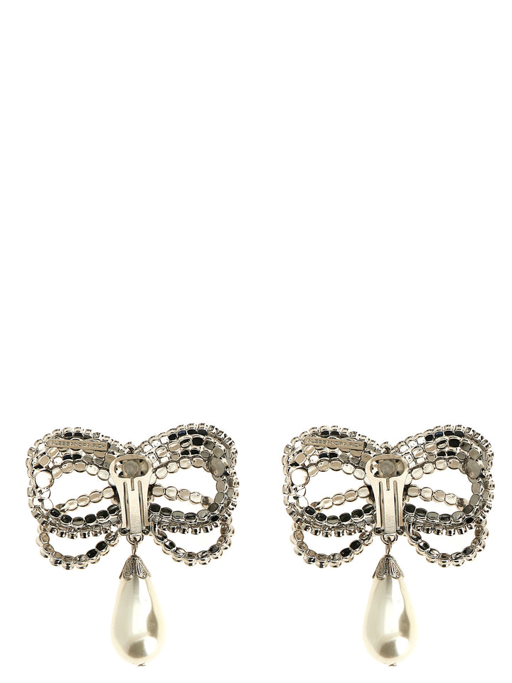 Alessandra Rich Bow Earrings Gioielli - Silver | 38df729ff4a50cfbf15adc21ff100b0e02f522db