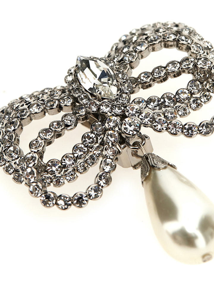 Alessandra Rich Bow Earrings Gioielli - Silver | cbe8bd7eb71a2e2e0070c2a46d94144565e4c810