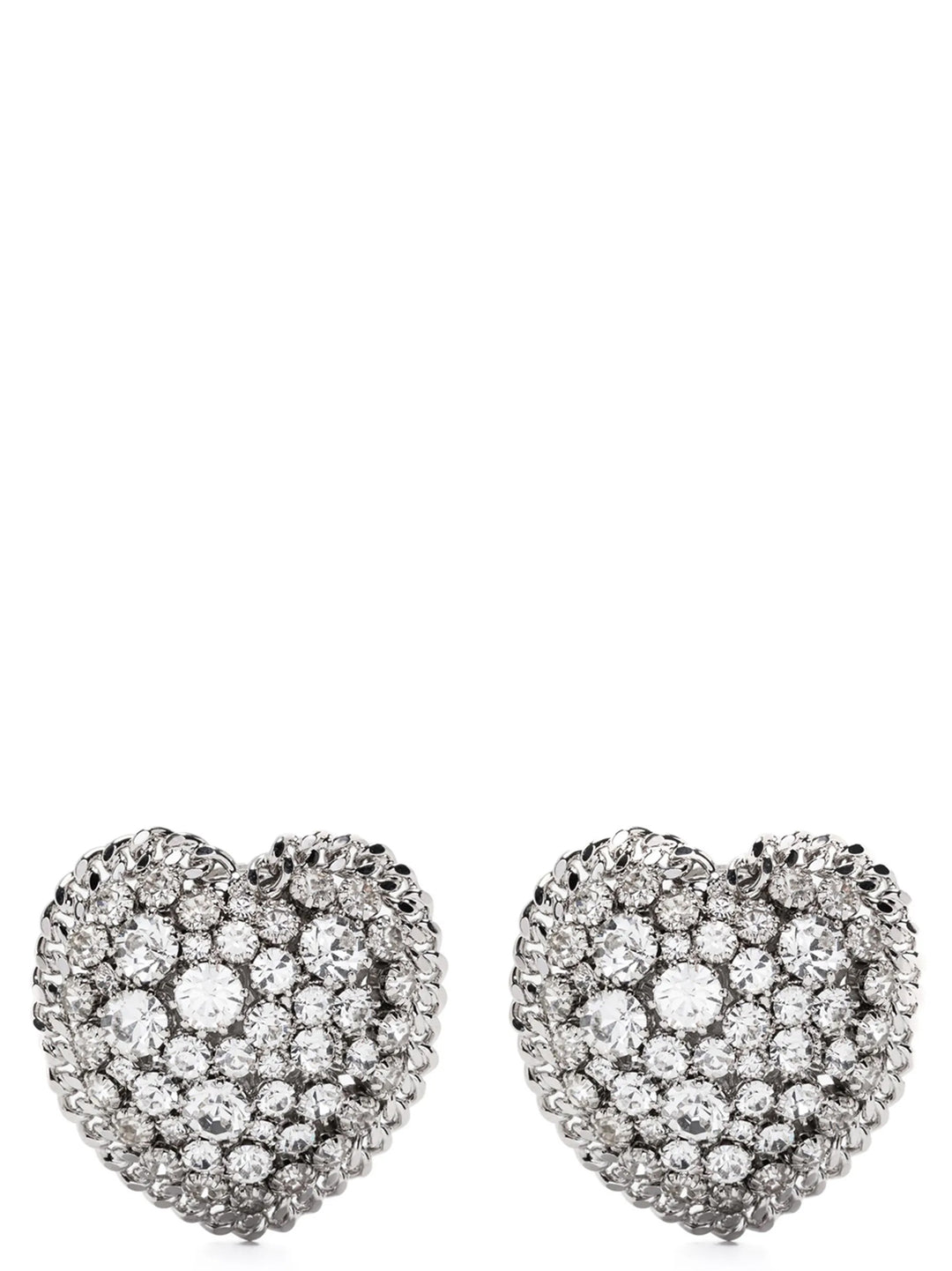 Alessandra Rich Heart Earrings Gioielli - Silver | def0c62649c080e836b2e108497ed0dab7a3b234
