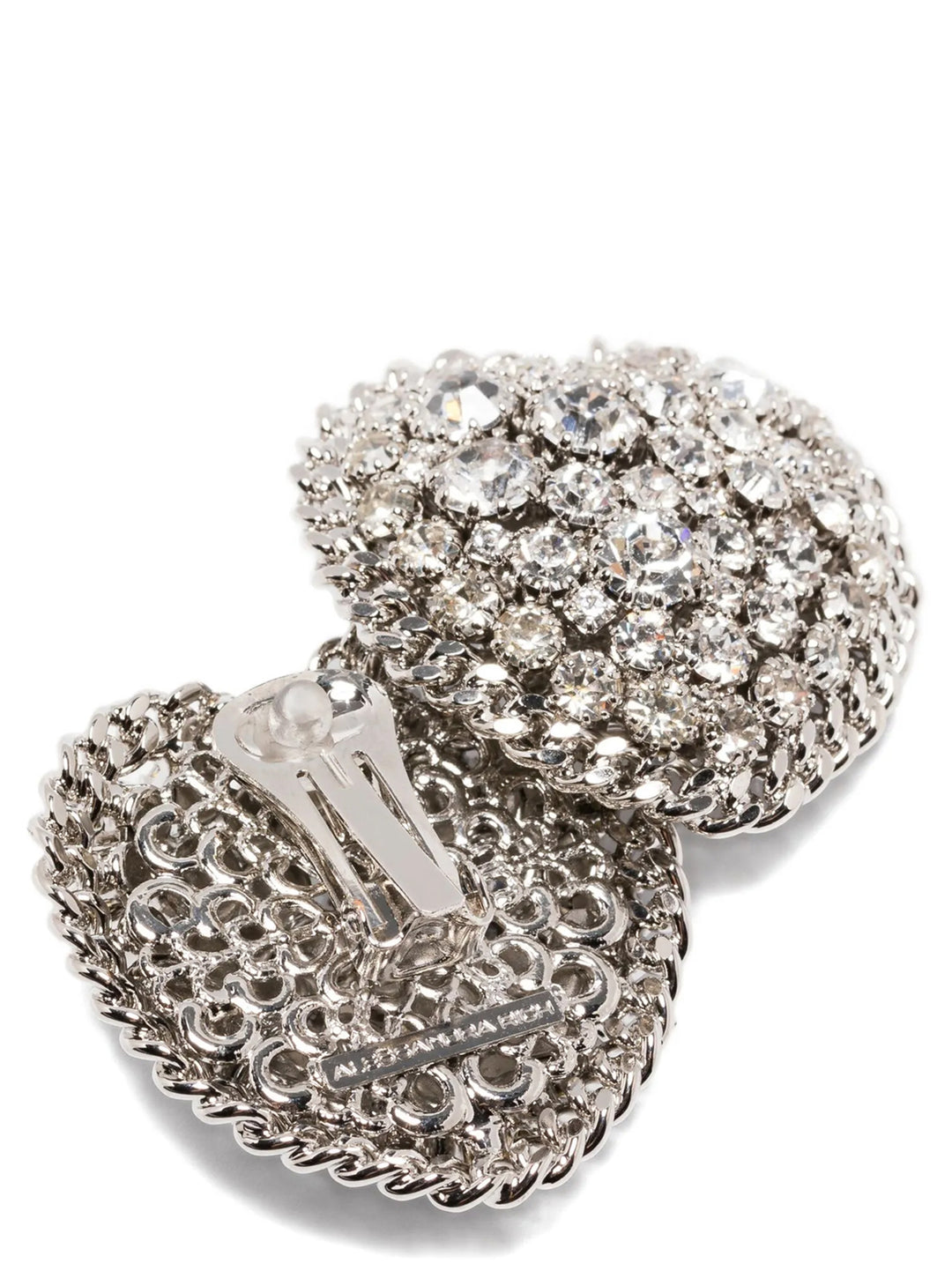 Alessandra Rich Heart Earrings Gioielli - Silver | d2f9f704ef42897fdf762e7e5ada4e3c3cd4b1c6