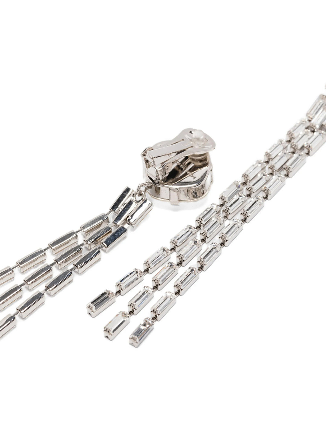 Alessandra Rich Fringed Earrings Gioielli - Silver | 8a04becfcb88cfadf81ffc36cee13aab2bf11073