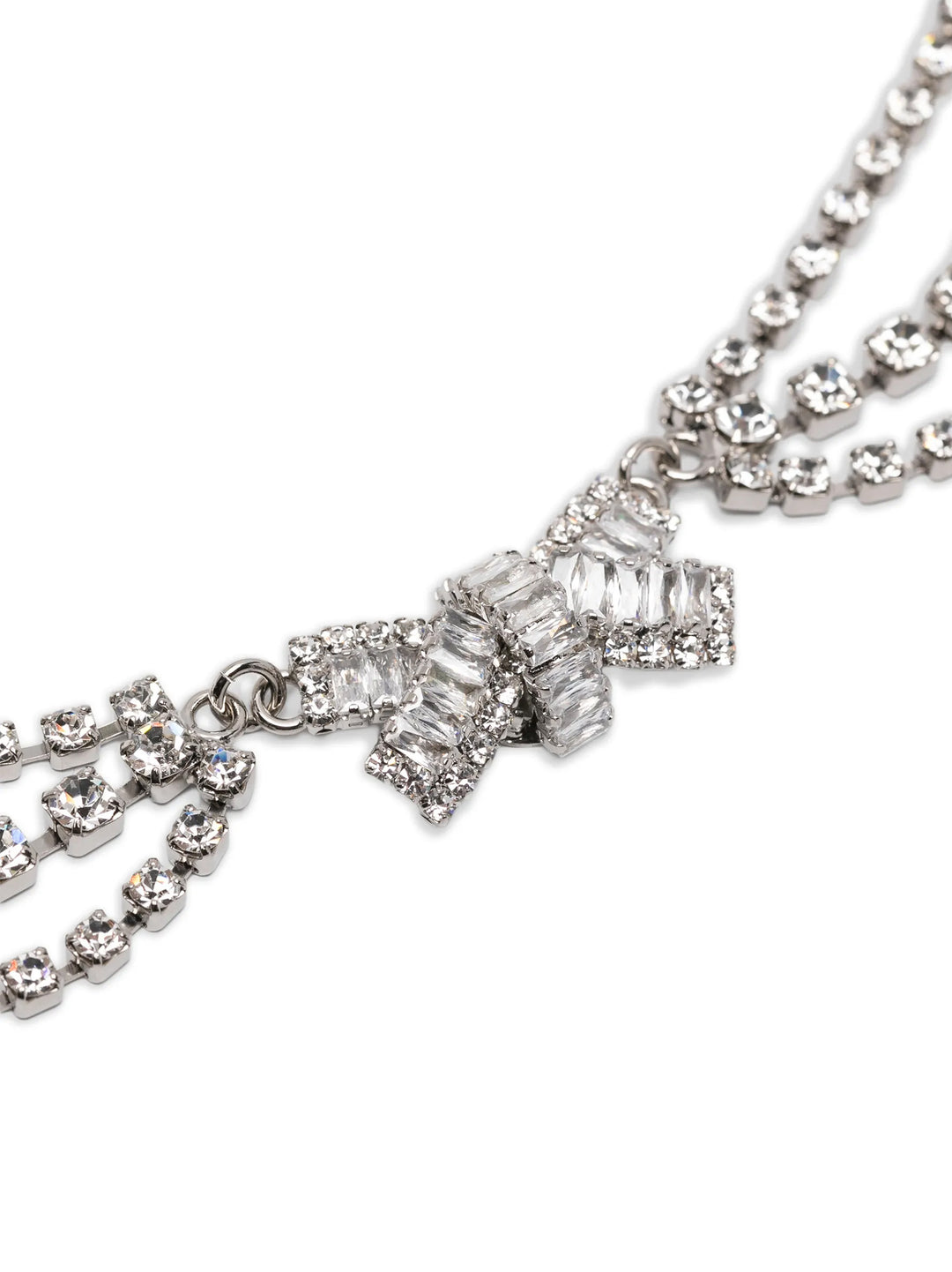 Alessandra Rich Bow Necklace Gioielli - Silver | 442358c015fbe2756381900a6a8eaef554a35b71