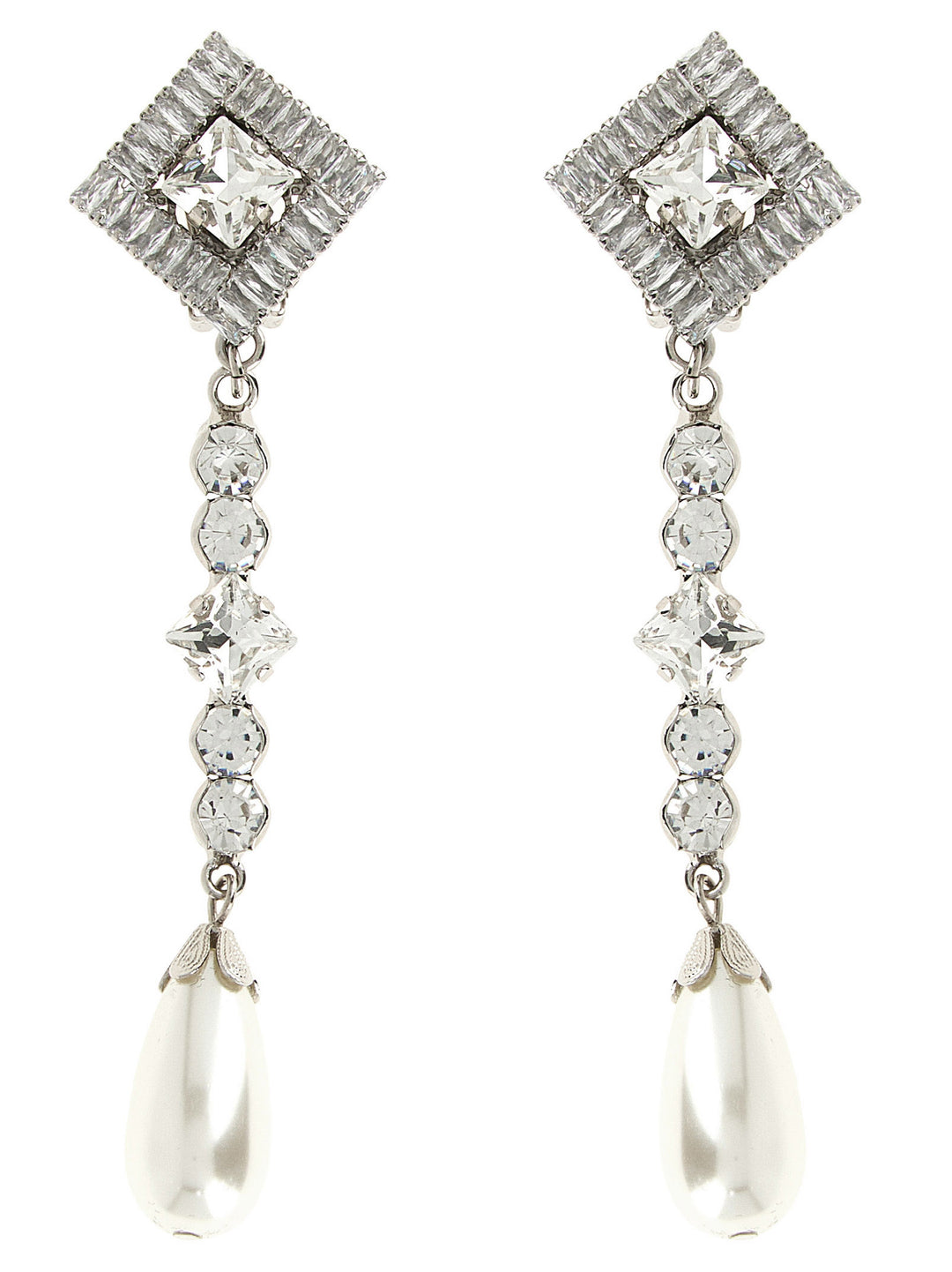 Alessandra Rich Pendant Earrings Gioielli - Silver | e8c399f7424a69046fca95f94377eb5cafa0da34