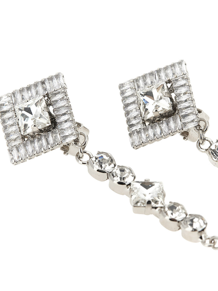 Alessandra Rich Pendant Earrings Gioielli - Silver | f4a6ae88f577114d6c11d0d7a1c8125f5f30052f