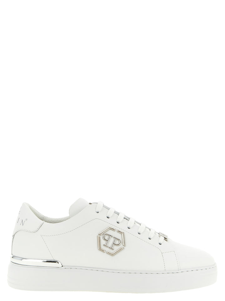 Philipp Plein Lo-To Hexagon Sneakers - Bianco | e4d3d0c49df0af081db8fbf8cef8f4c452800e84
