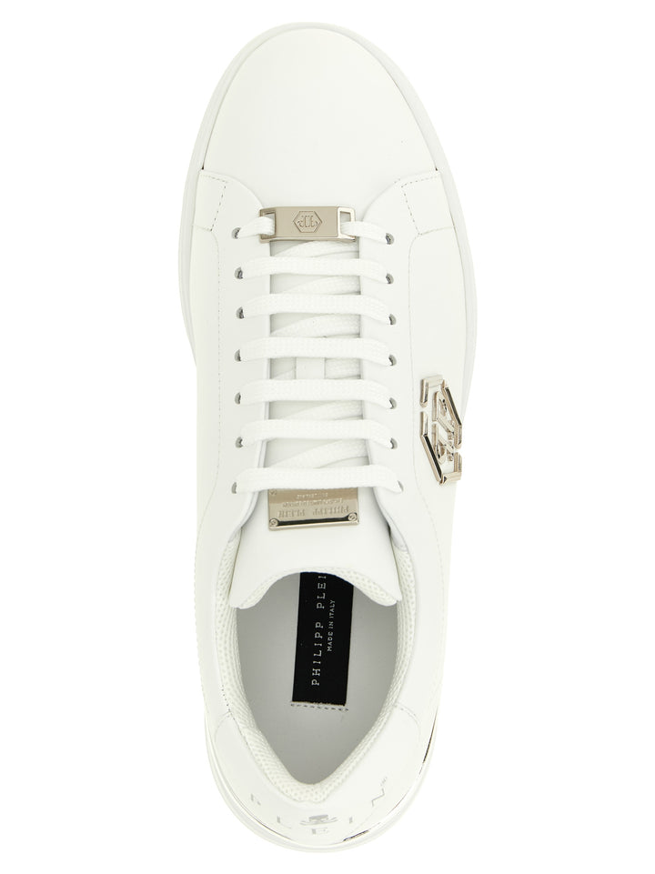 Philipp Plein Lo-To Hexagon Sneakers - Bianco | 1e0586550744d8fee10bfb84d69c40648b88d496