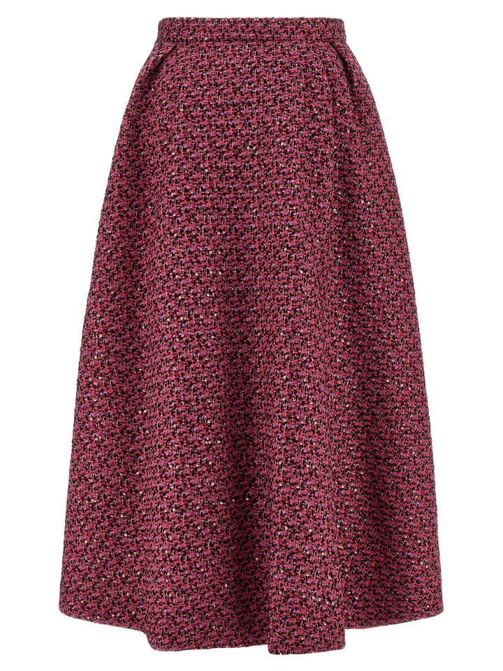 Alessandra Rich Tweed Skirt Gonne - Rosa | d6f2edc6ba0144f2e9fd60ae06f73823f032acdc