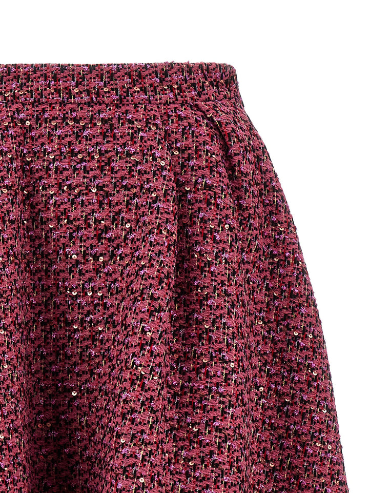 Alessandra Rich Tweed Skirt Gonne - Rosa | 3d05dfe36963c98cb69b38b732c6dd5df3d471c6