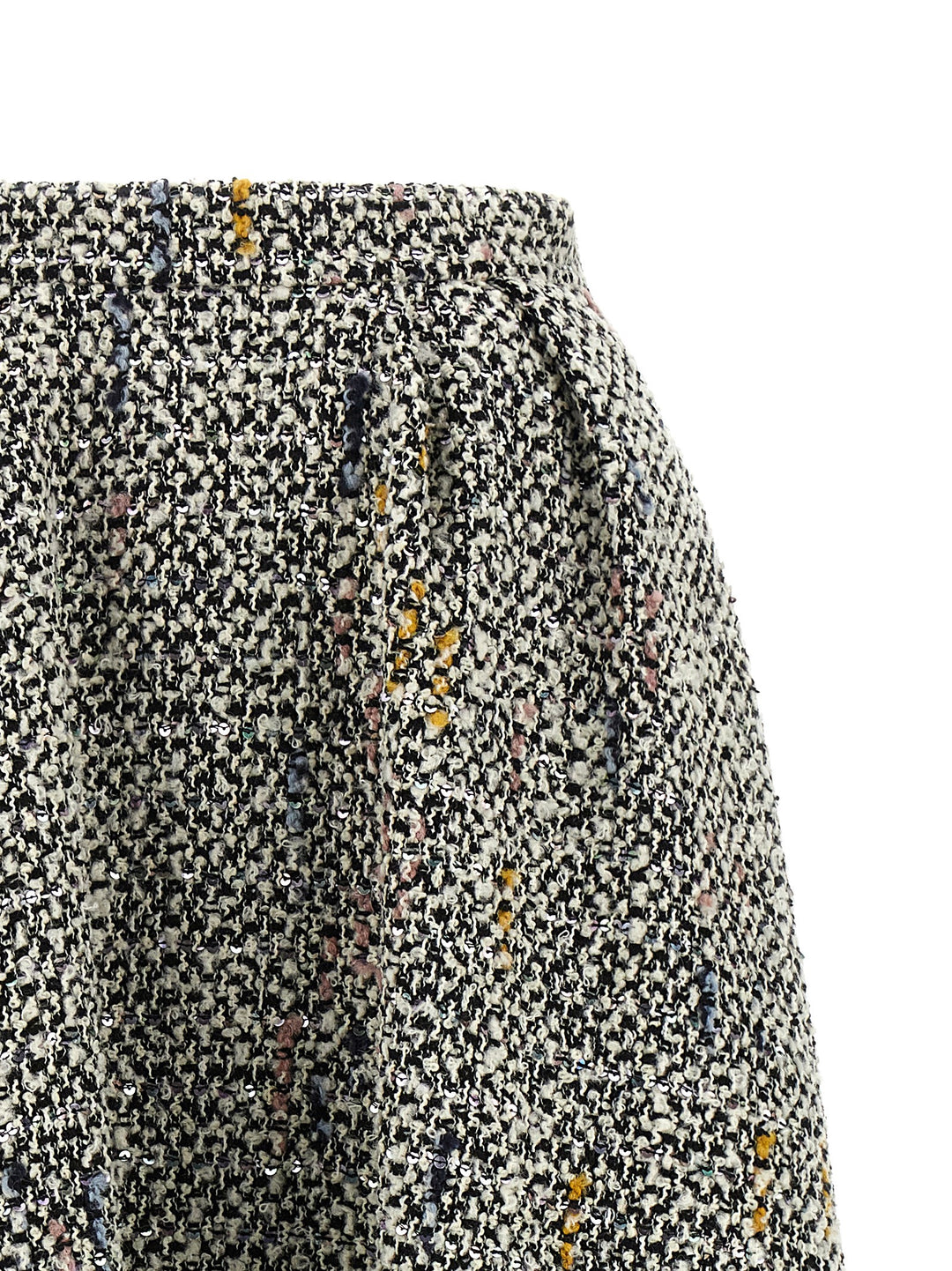 Alessandra Rich Tweed Skirt Gonne - Bianco | 5e2cfde3135a73accbcf3f815bb15038c4e80b3c
