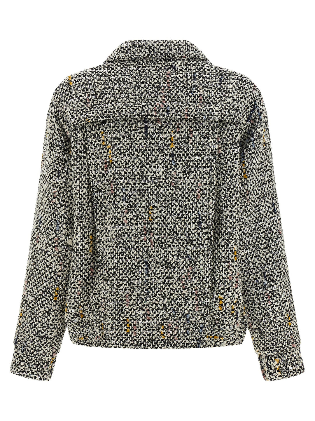 Alessandra Rich Tweed Bomber Jacket Puffer Jackets - Multicolor | d6436d811f875543386ac2440053e3c7bbd700a1