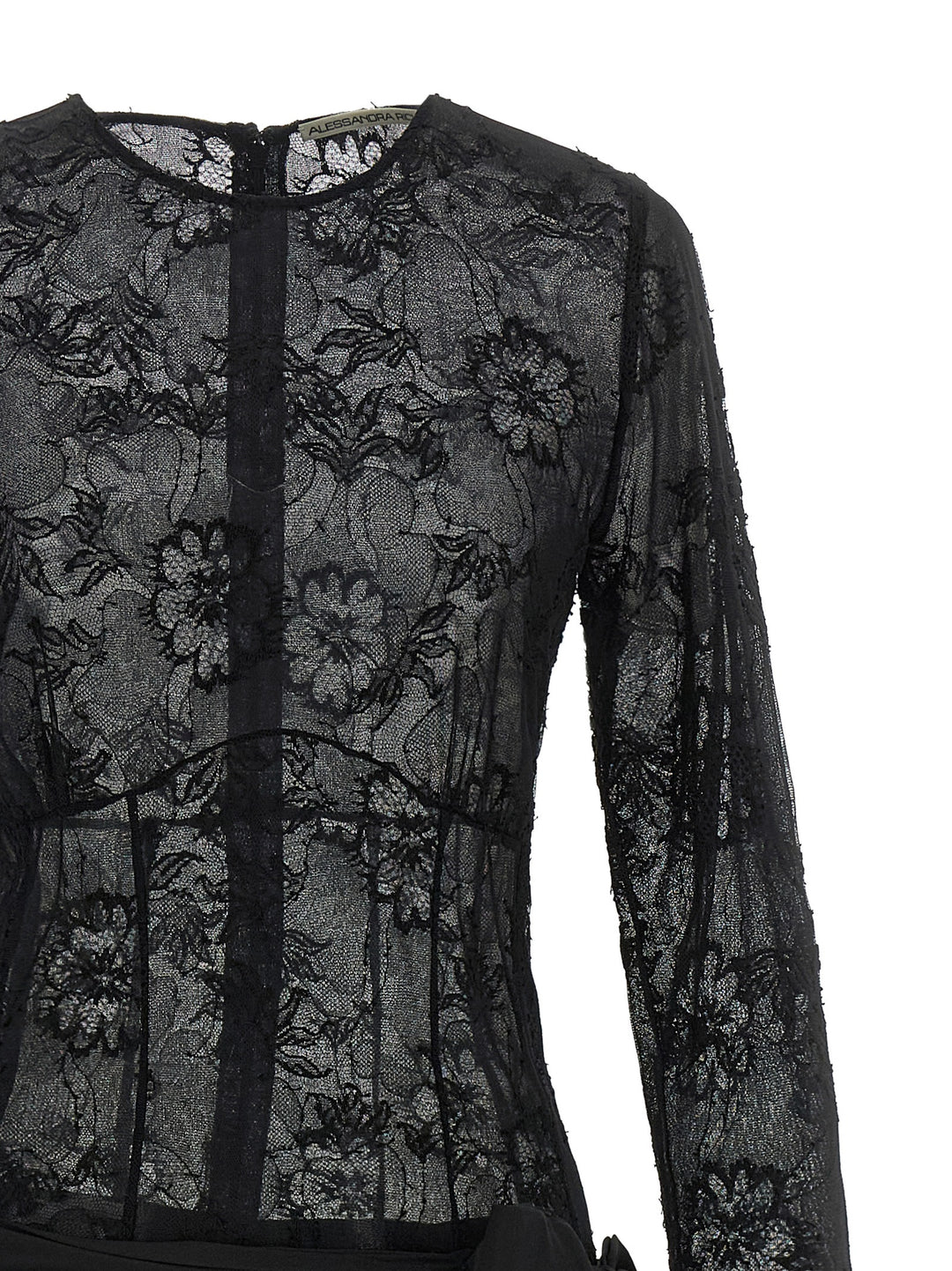 Alessandra Rich Lace Bustier Abiti - Nero | 3c1f432aba077c469250ee99b09e2136fd992104