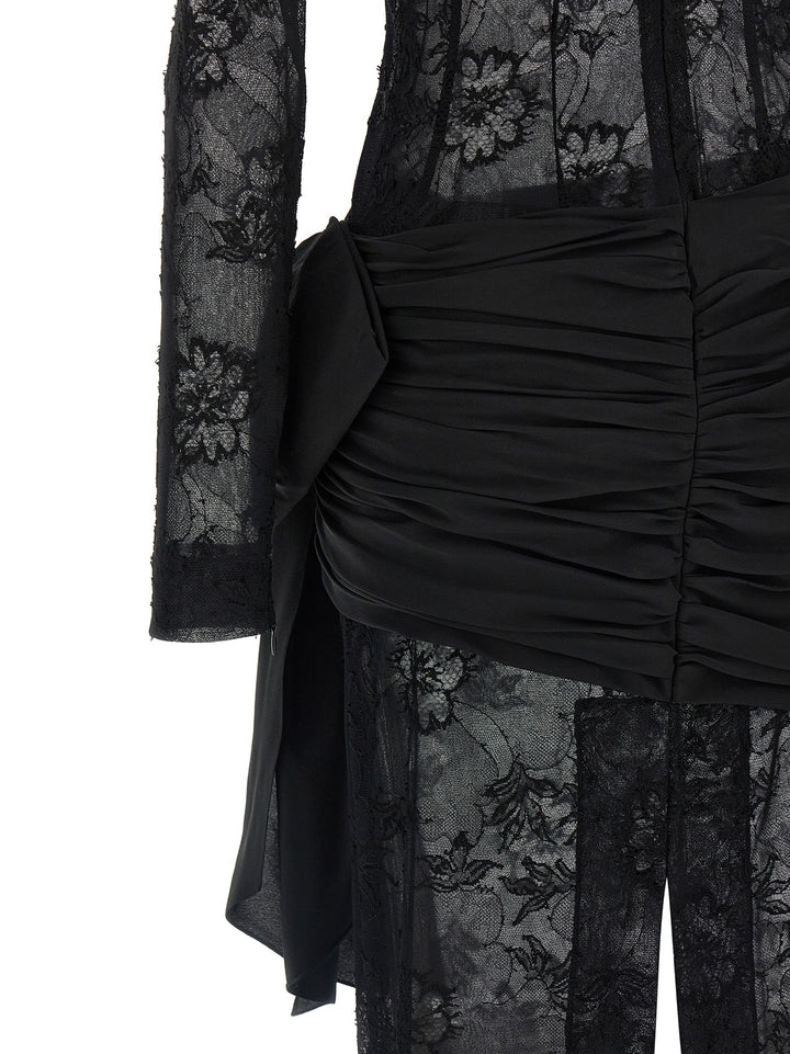 Alessandra Rich Lace Bustier Abiti - Nero | 897b901abb4774492746d567c1af5ae2c7e94c92