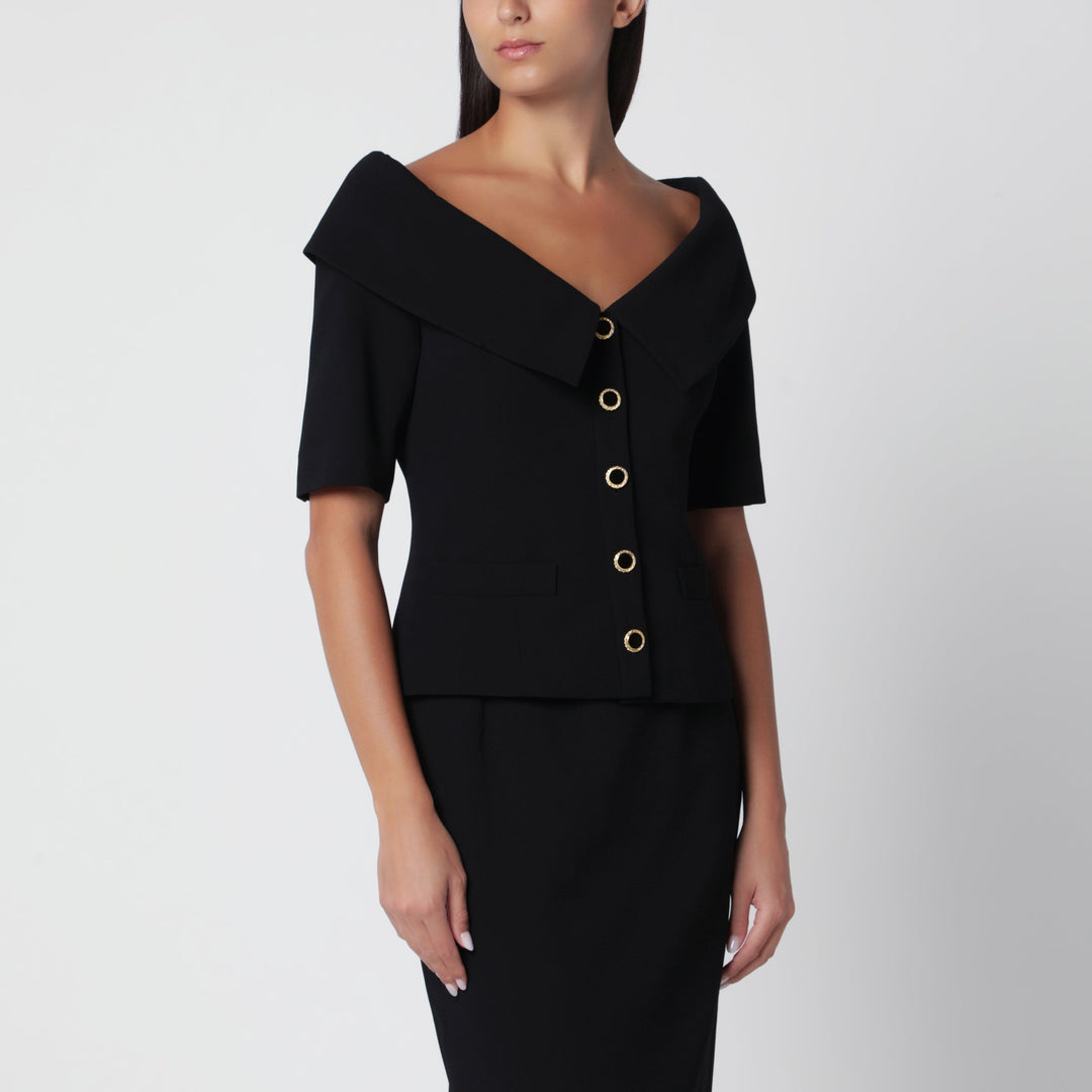 Alessandra Rich Coats & Jackets - Nero | 2a0321da975863190acb493c8343a765d17bdd09