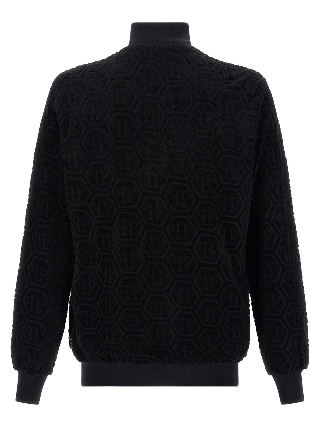 Philipp Plein Jacquard Monogram Felpe - Nero | c146ae378d514829137ef0651473ec666f9d6cbc