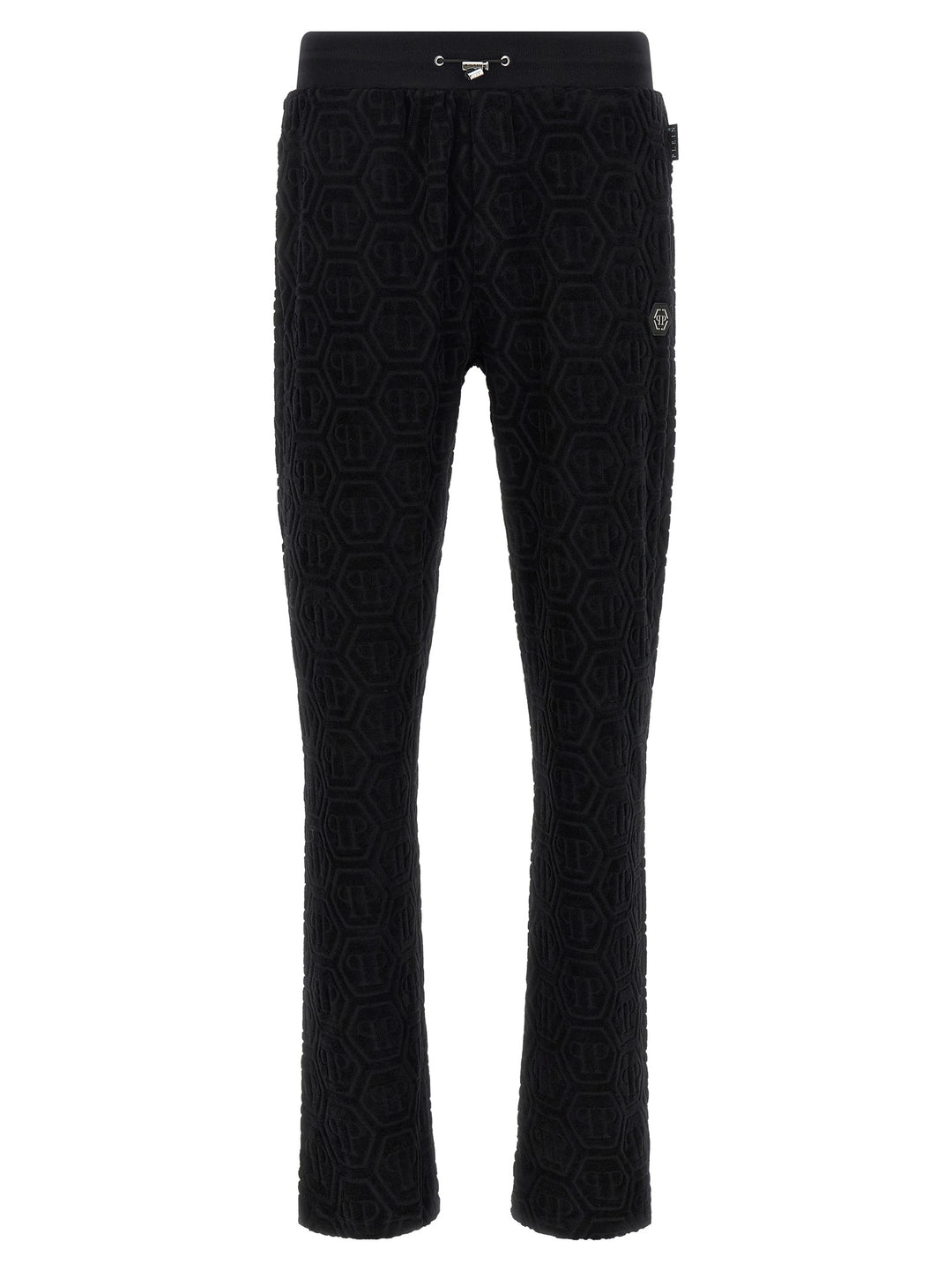 Philipp Plein Jacquard Joggers Pantaloni - Nero | 5fb9691825dfe02ccb01567ea74f7ee51ed65e52