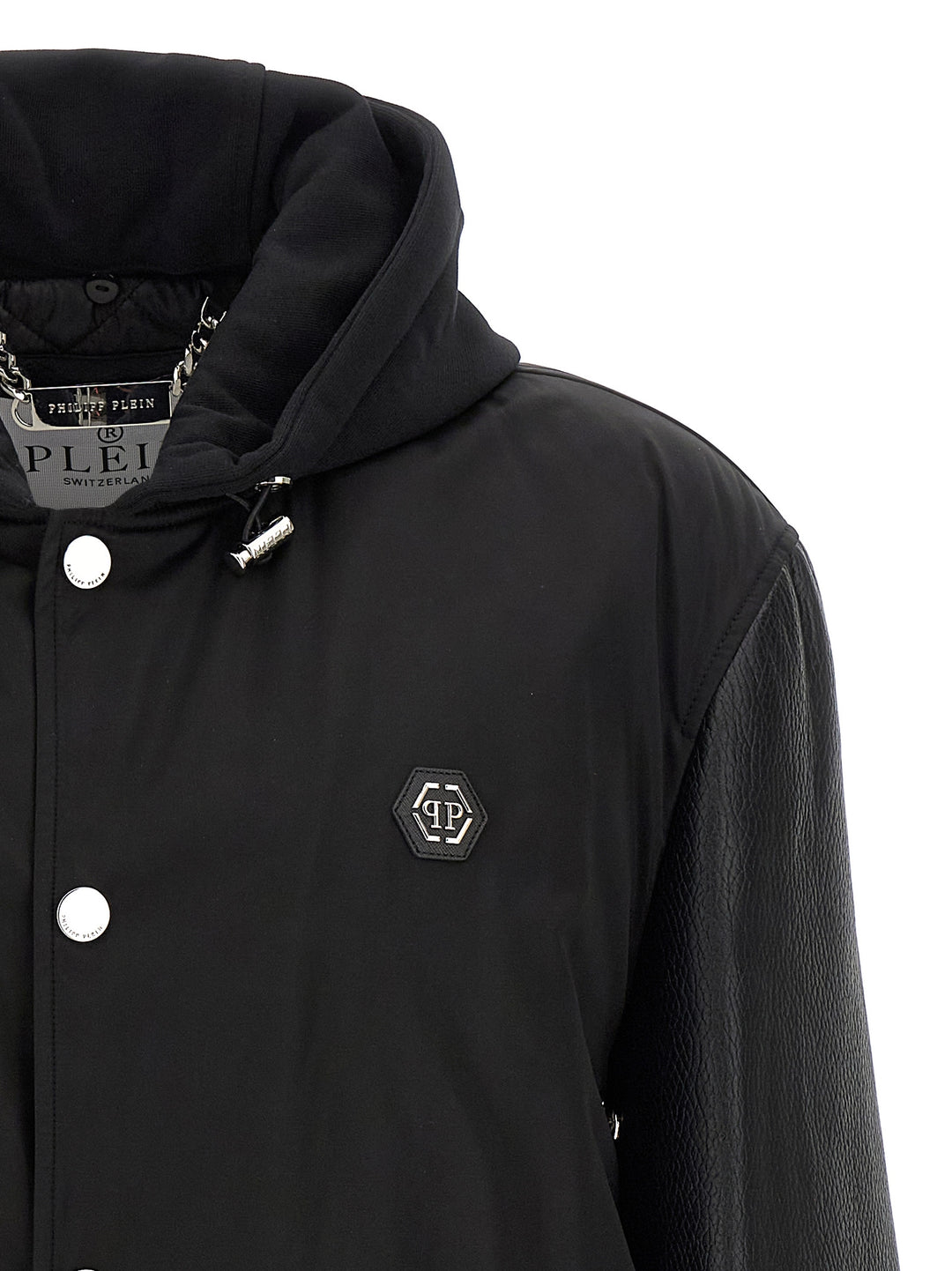 Philipp Plein Varsity Puffer Jackets - Nero | a2201ffa2c8b0bf0ae9bf861e65a831fc2306ffa