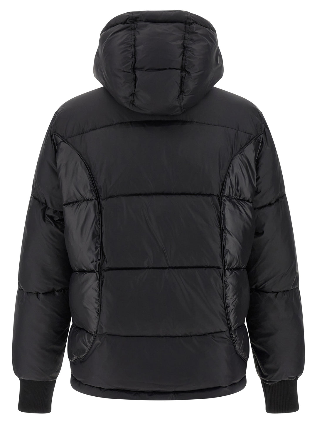 Philipp Plein Logo Patch Down Jacket Puffer Jackets - Nero | d507d5c3778020dffd65e6e65c4e565f5470f814