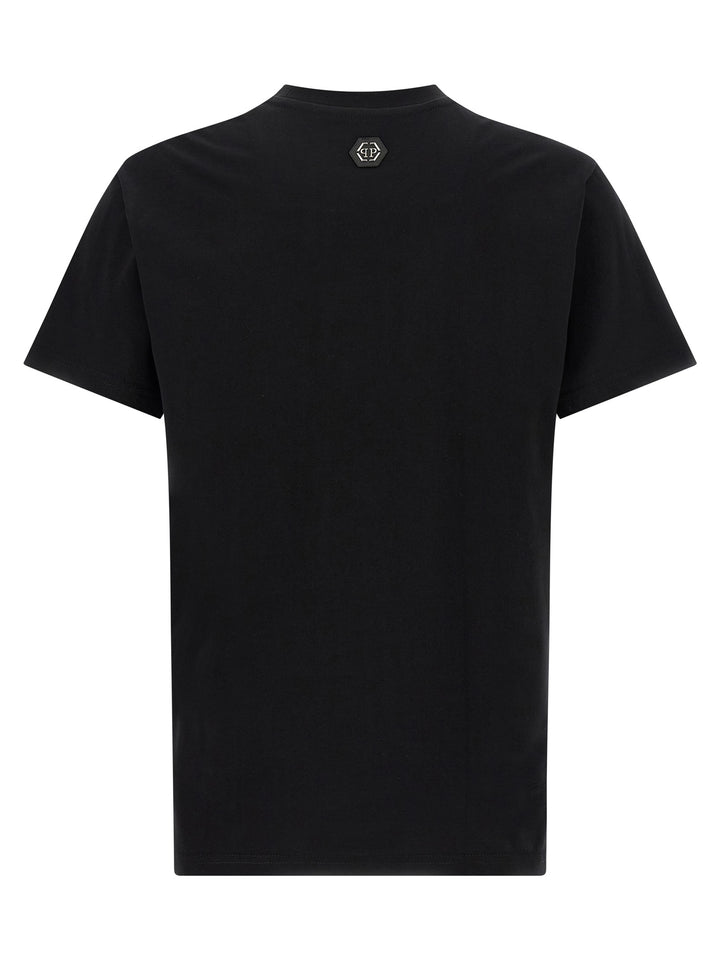 Philipp Plein Skull Strass T shirt - Nero | 4199f65aba9022d10da55a4aeb827885d6867ab4