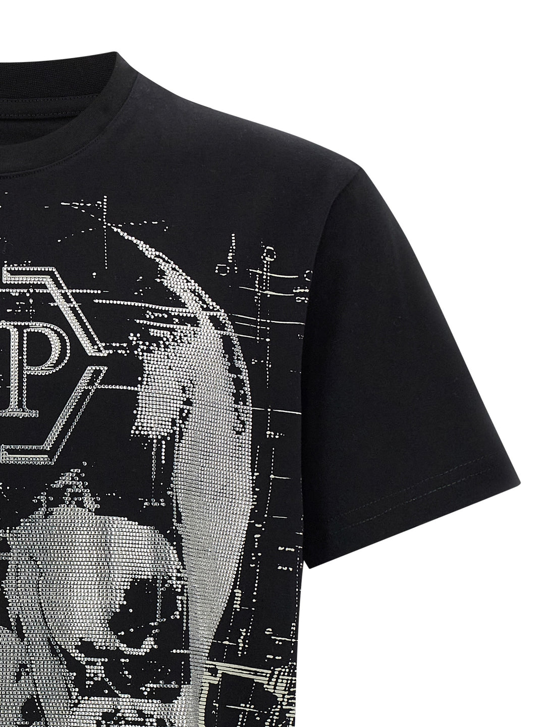 Philipp Plein Skull Strass T shirt - Nero | e4228fcdbbce3222eb371d0a3a4e71a4d30a1a17