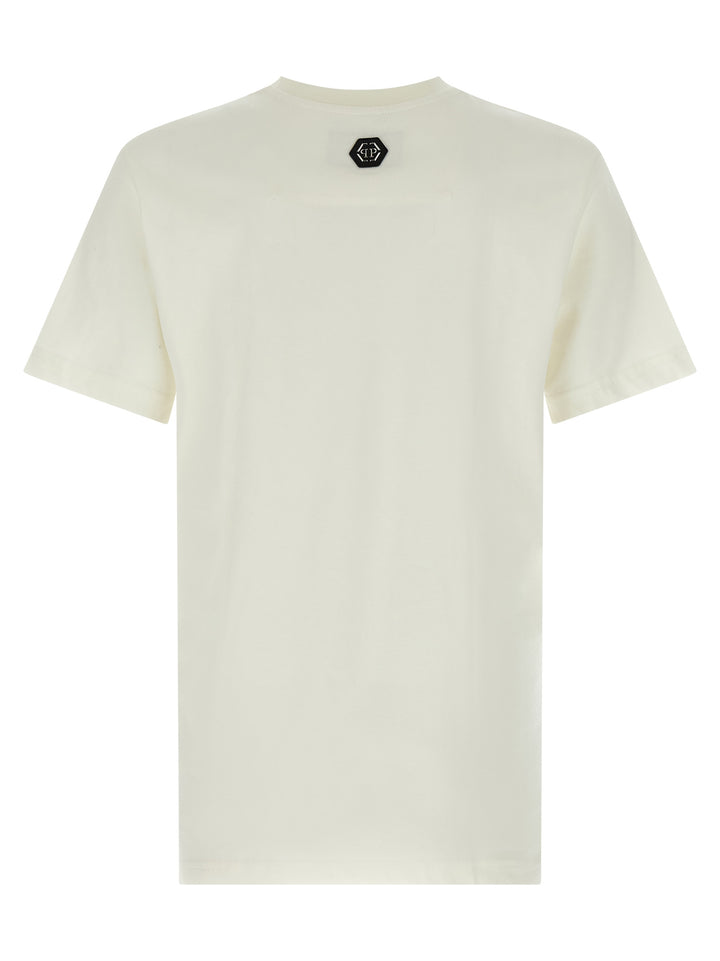 Philipp Plein Stripes T shirt - Bianco | 72530fc9763cd4b829ec4fe4fb15d6e8e9d53a62