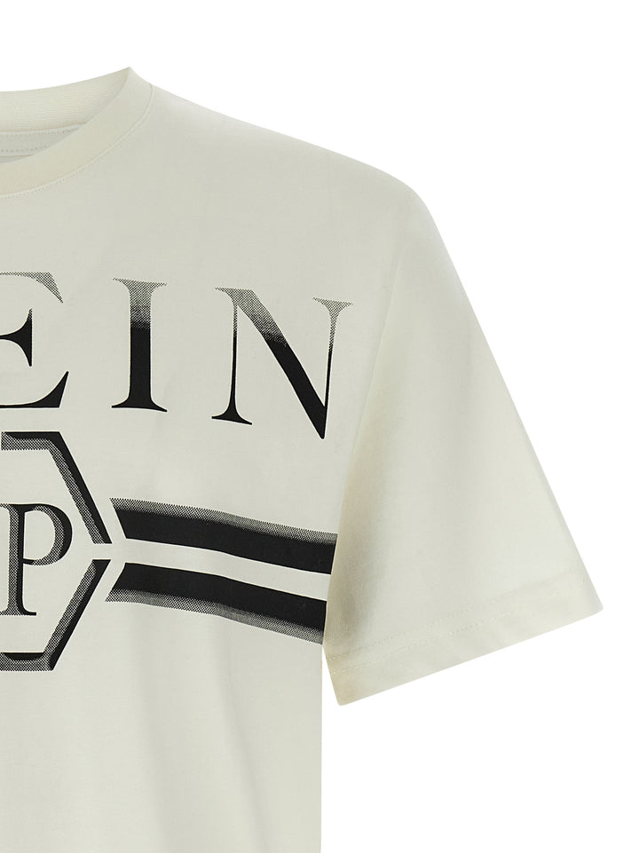 Philipp Plein Stripes T shirt - Bianco | 983bc141b474be73477951781fbcbebcfebba975