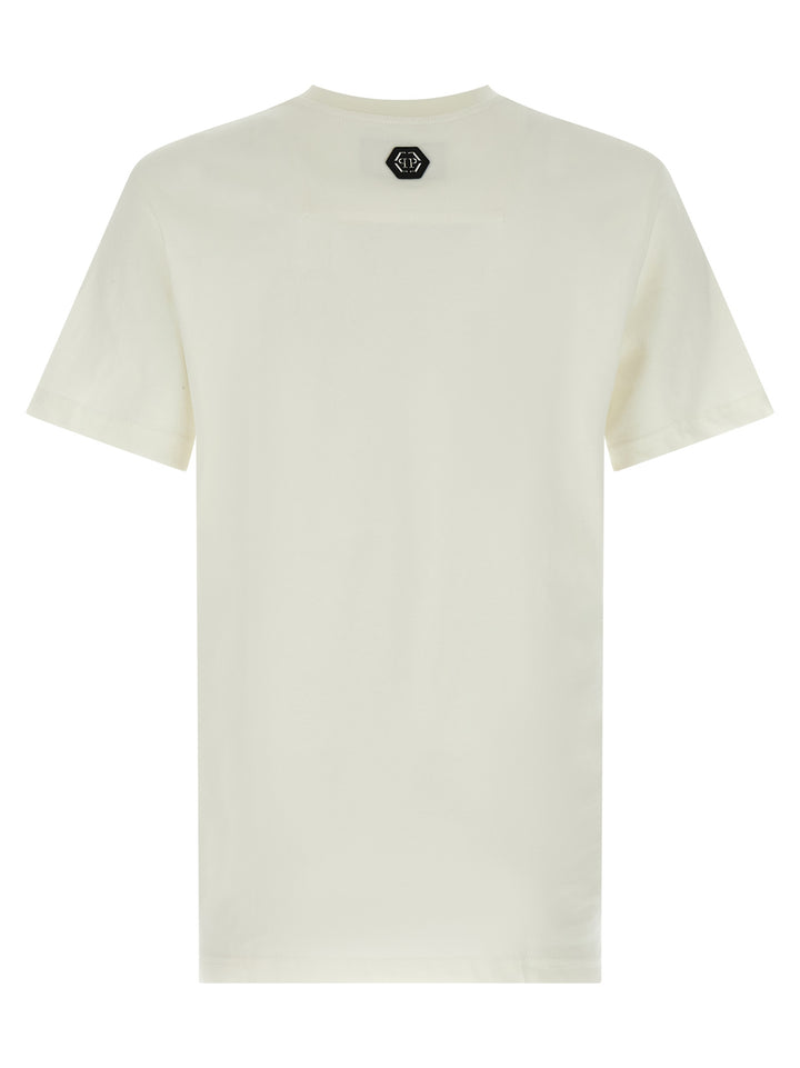 Philipp Plein Skull & Bones T shirt - Bianco | 8cb4de20d03bd9a464022dff7c17973c9b2f4b47