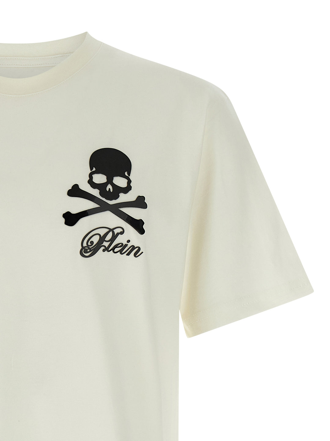 Philipp Plein Skull & Bones T shirt - Bianco | 5e71391f28c35b3c7d68da8155611e7032b7f7bb