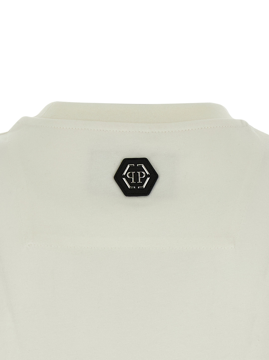 Philipp Plein Skull & Bones T shirt - Bianco | a310b7bc6f5e8a29fe20a9260f875f7ca50de54f