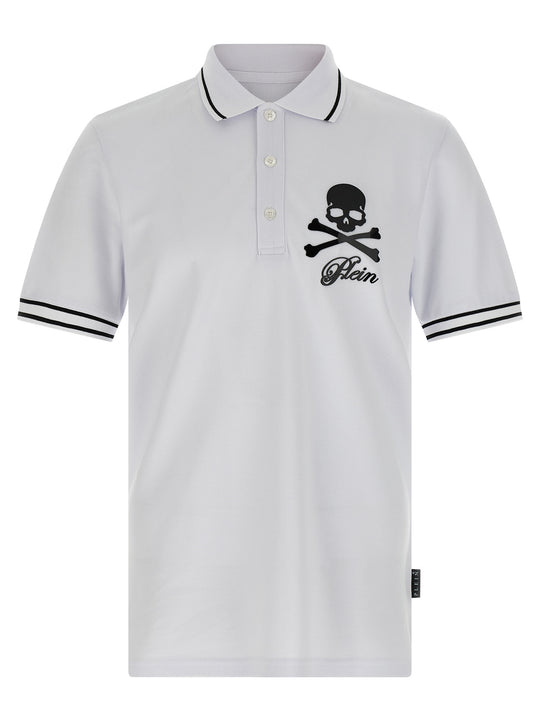 Skull & Bones Polo Bianco/Nero