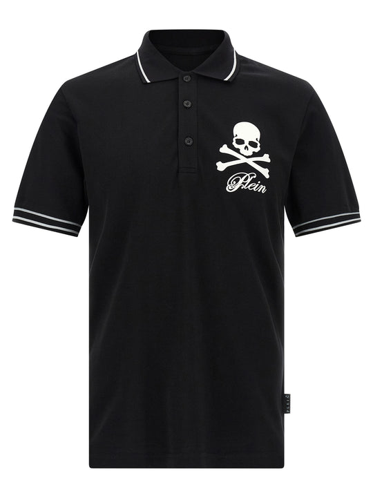 Skull & Bones Polo Nero
