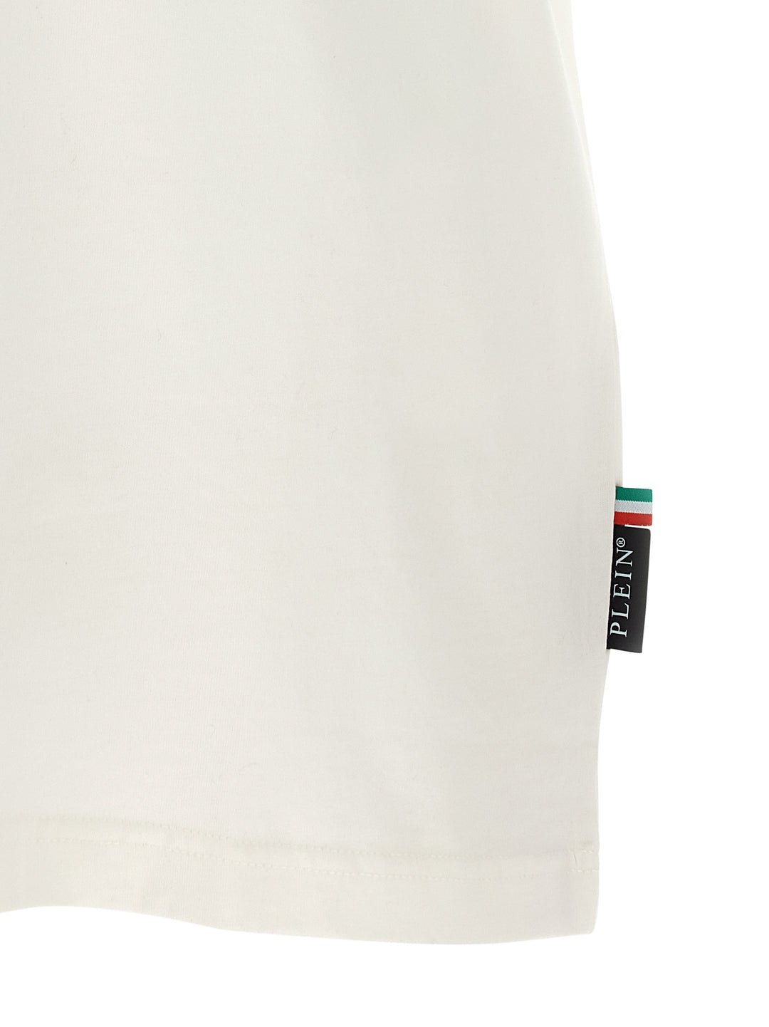 Philipp Plein Glass Skull T shirt - Bianco | e50150e9b6a2c27f1f49d17accee6b15926650bd