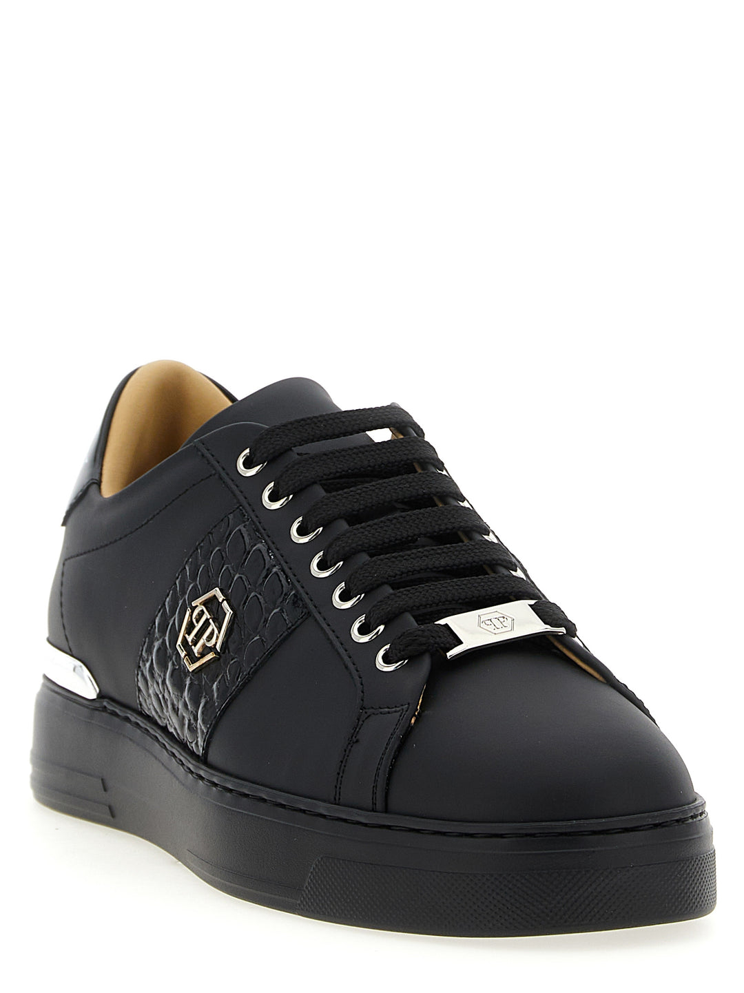 Philipp Plein Hexagon Sneakers - Nero | 0deb20656038ce8102a27ec86aaec6d91a95d702