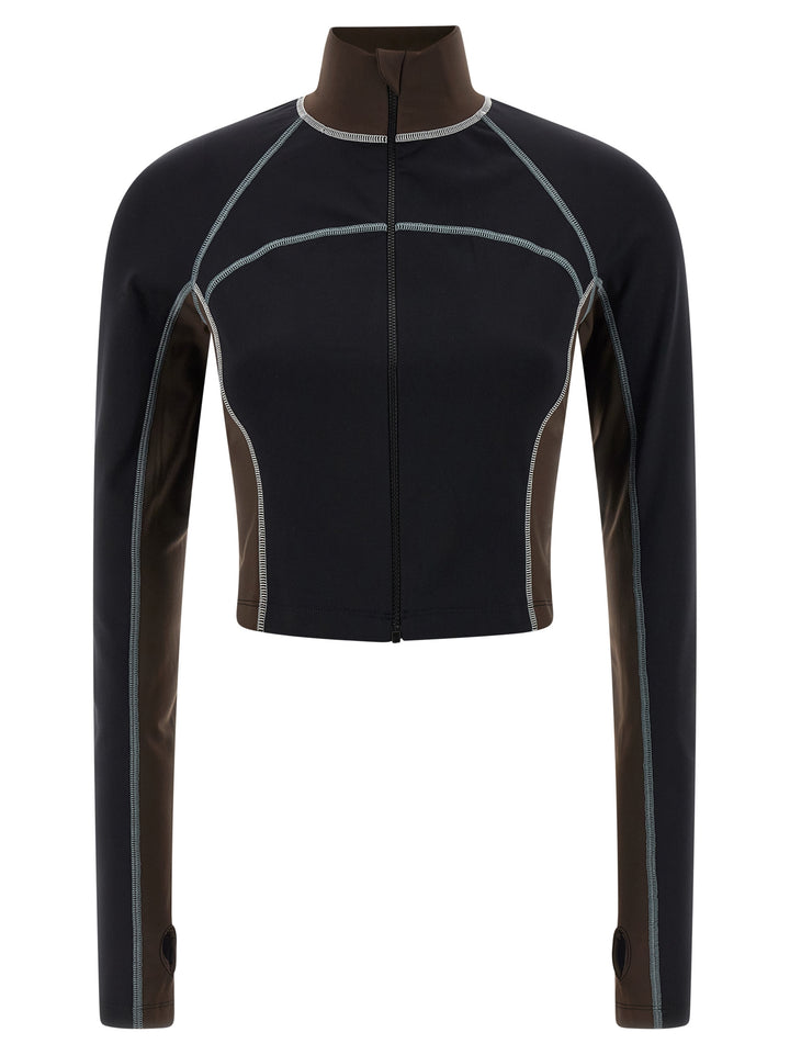 Fendi Color Block Top - Nero | 887abef21ed1215368bb2e90e5a1b5f00f1e9d41