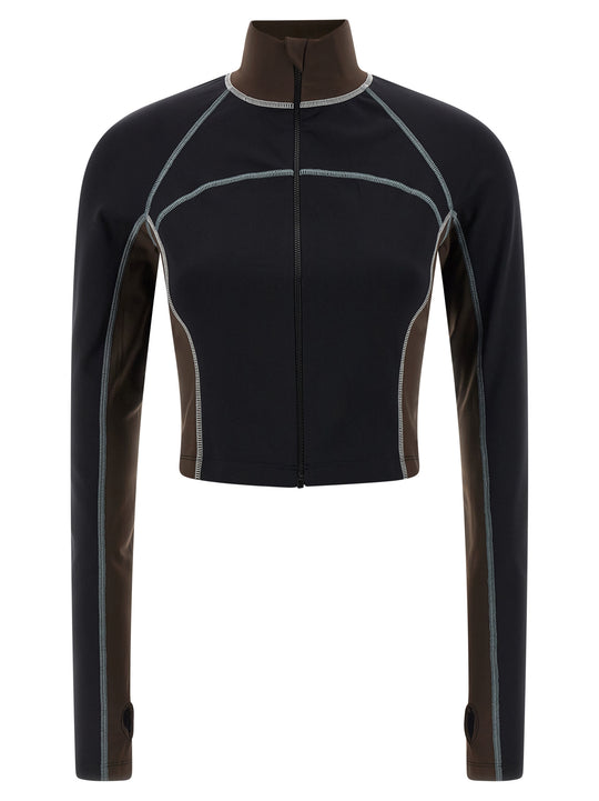 Color Block Top Nero