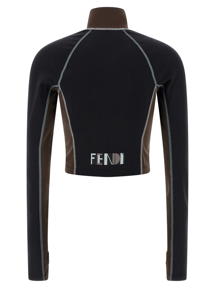 Fendi Color Block Top - Nero | dd1b92362ead727d072bd6ad9da2bd047d1a4cbc