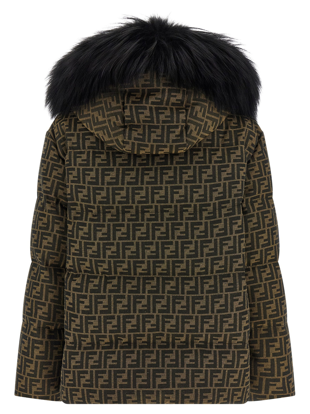 Fendi Ff Down Jacket Puffer Jackets - Marrone | 410592604e10631179a6971c721e82732f306ff7