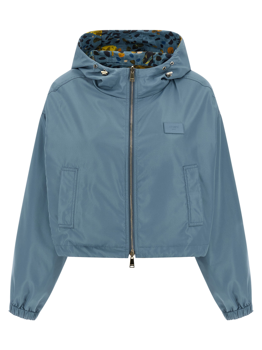 Fendi Reversible Windbreaker Puffer Jackets - Blu | 5d602947a931691f4d848e4e4da57265a80dabc1