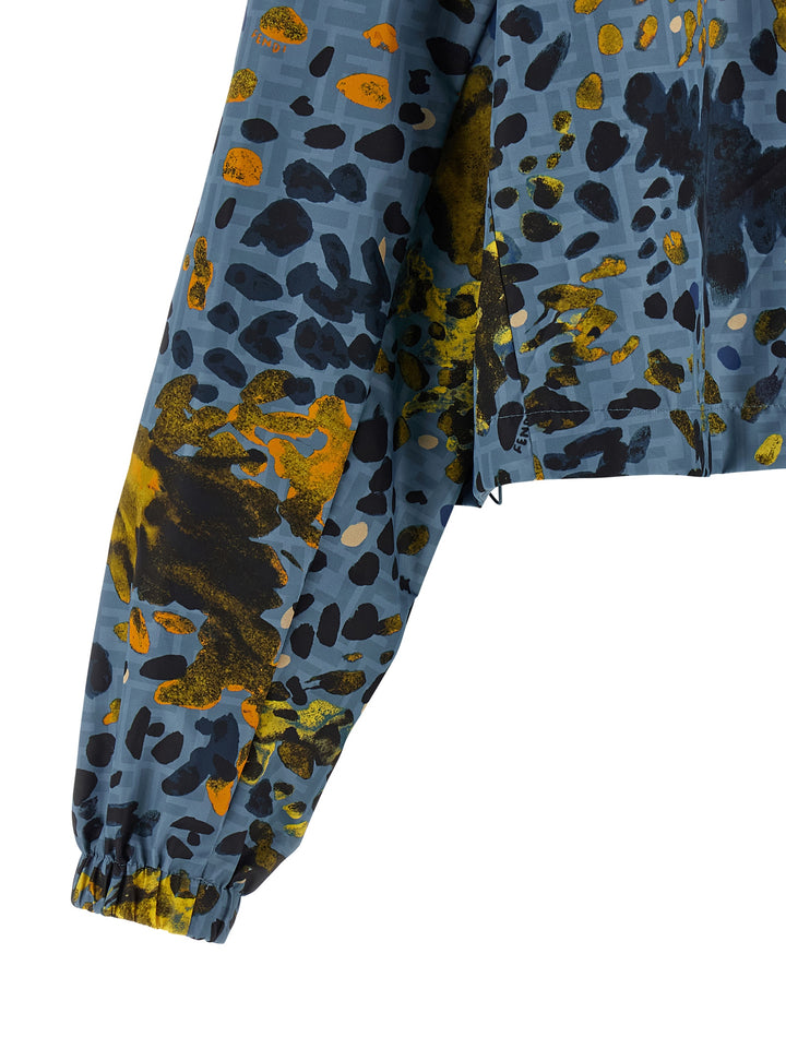 Fendi Reversible Windbreaker Puffer Jackets - Blu | 758f4e084d6b6b0fcd8c22d5c14783b947edc408
