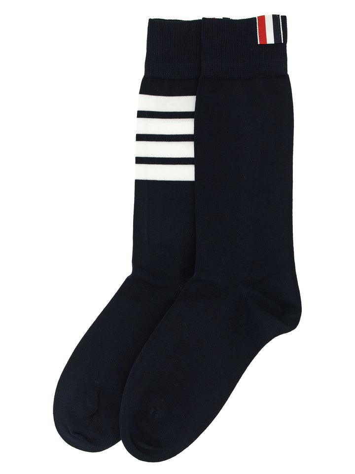 Thom Browne 4 Bar Calzini - Blu | 2f2274ccd00820f172c59401e6e763c7cf457693