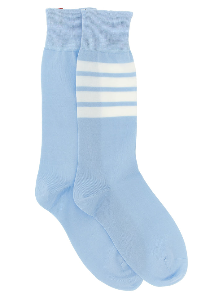 Thom Browne 4 Bar Calzini - Celeste | 9c720c09dcd5e88d7b01746715ffe90766b7c14d