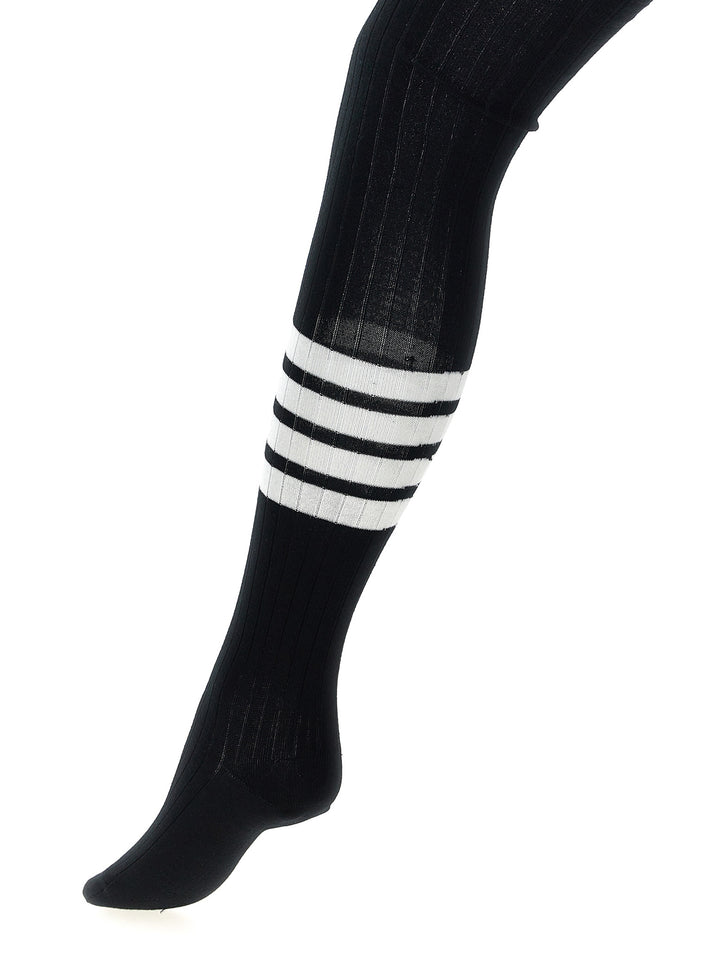 Thom Browne 4 Bar Calzini - Nero | 0fc1b1c2a984c9fdf7dbd3545e3bbf59621fb8e1