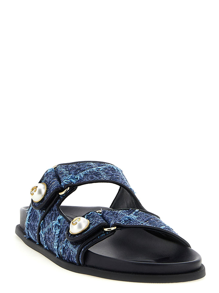 Jimmy Choo Fayence Sandali - Blu | 2bb9f0d4cdca70027fcf0466843dfe62d3625a1b