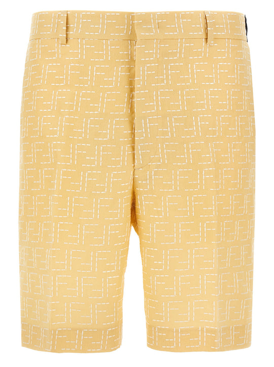 Bermuda Jacquard Ff Bermuda E Short Giallo