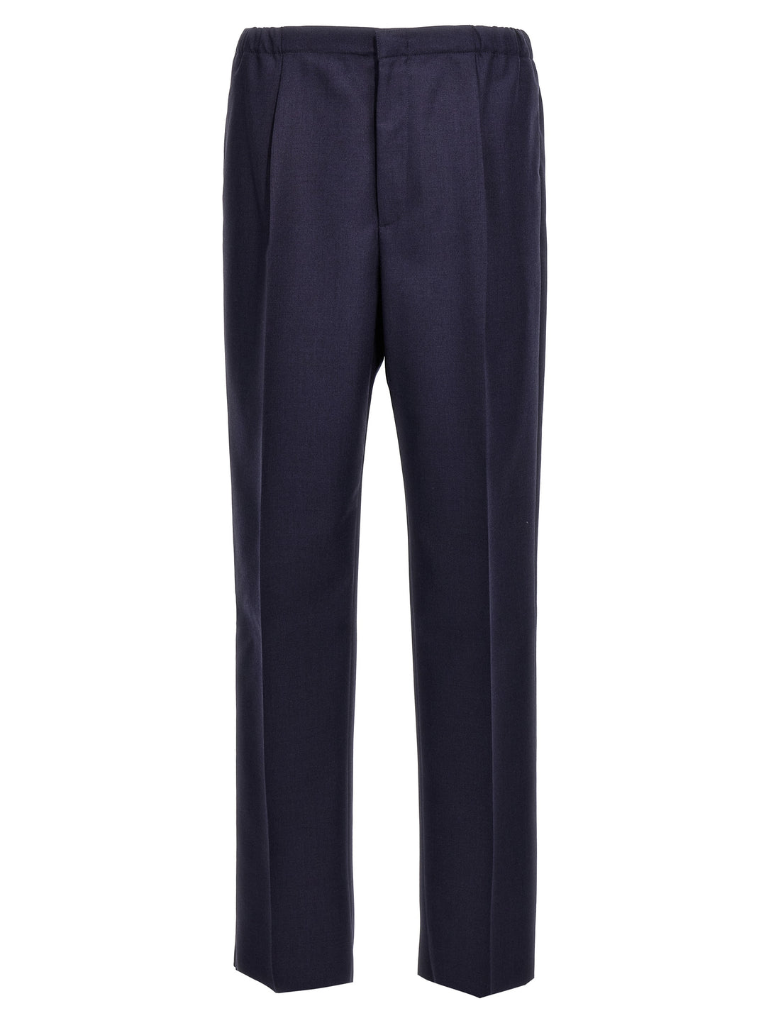 Fendi Wool Trousers Pantaloni - Blu | 7587886cffaf01438fa6d73170caee1a7e4d6376