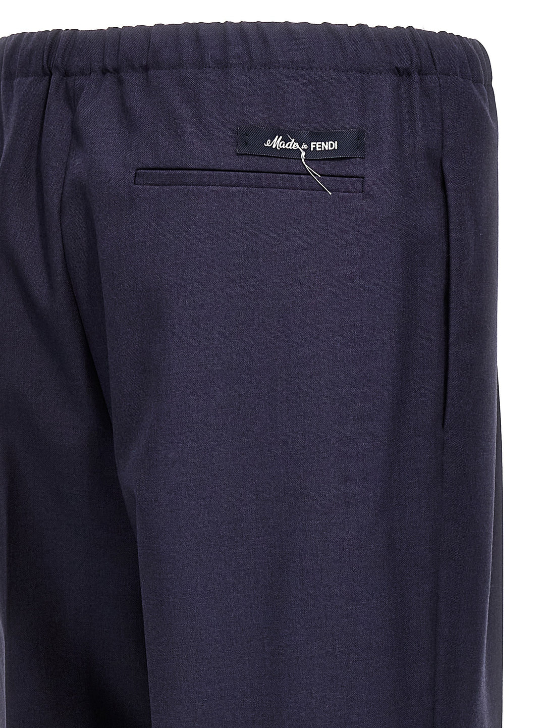 Fendi Wool Trousers Pantaloni - Blu | 68b85fb3eda16dd9802073459b9313dc765032a0