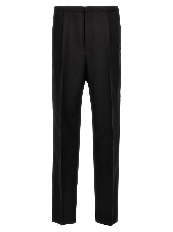 Fendi Cool Wool Pantaloni - Nero | 0dba5f0b72e9888c951cfcc2d9704829f5c8523f