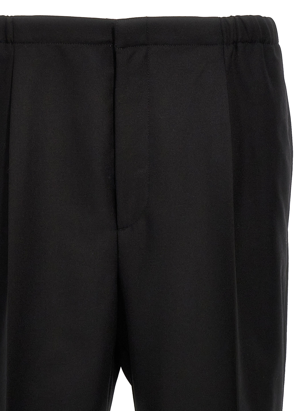 Fendi Cool Wool Pantaloni - Nero | 3475fd2f0056fe21978c84c74a389080b68ea45d