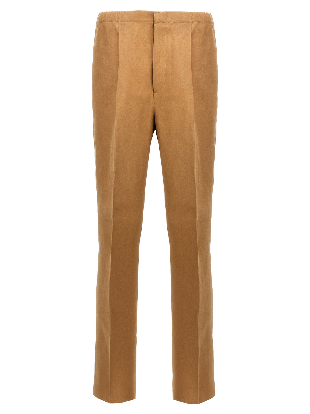 Fendi Paper Canvas Pantaloni - Beige | 71289f7365f1fde718efd972eab215e0fc384290