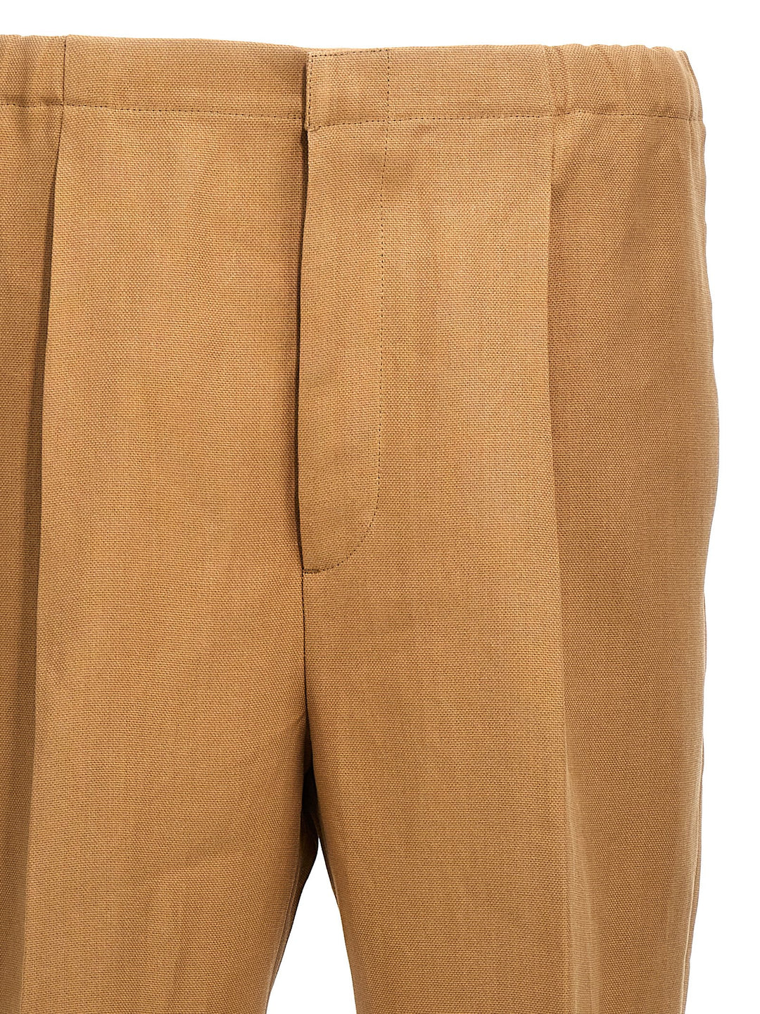 Fendi Paper Canvas Pantaloni - Beige | e66f01db6df1d1cf4d9cdd6714d14ed41b1ced4a